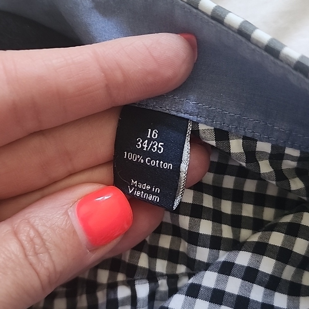Original Penguin Heritage Slim Fit Shirt Neck Size 16 34/35 - Picture 9 of 9